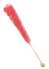 Crystal Rock Sugar Candy Sticks - Strawberry