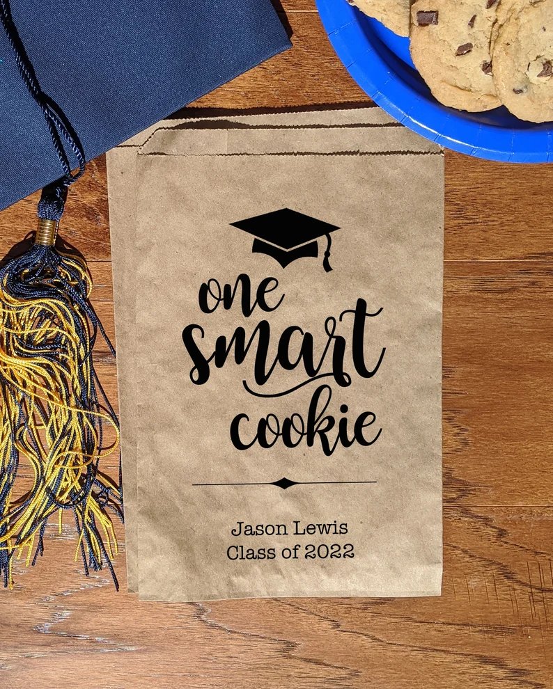 One Smart Cookie Graduation Favor Bags