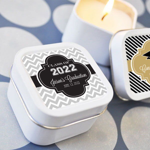 Personalized Graduation Candle Favors