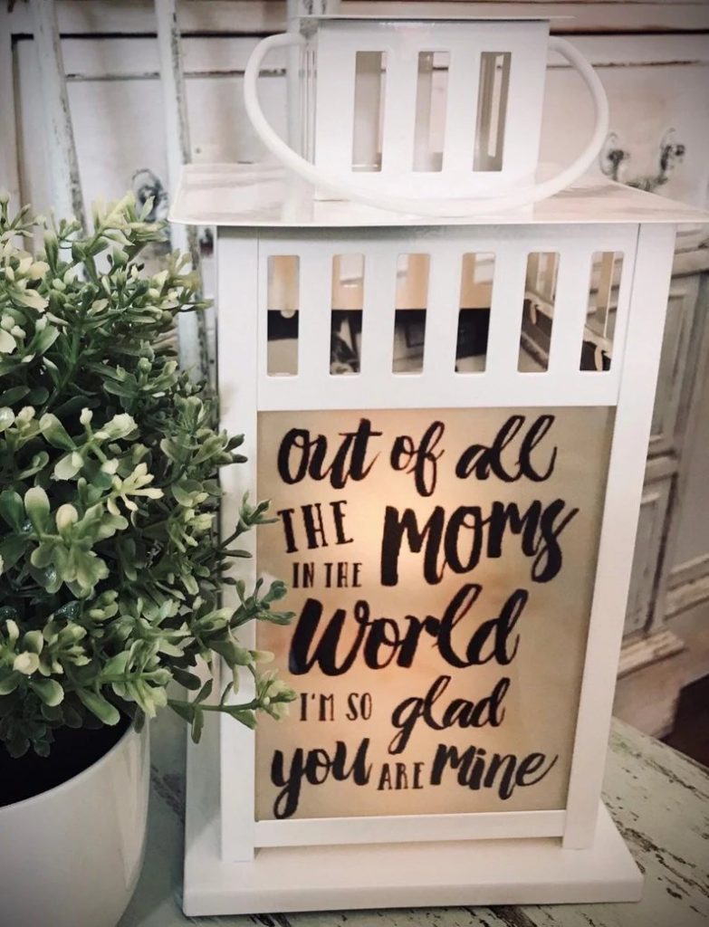 Mother's Day Photo Lantern Gift Idea