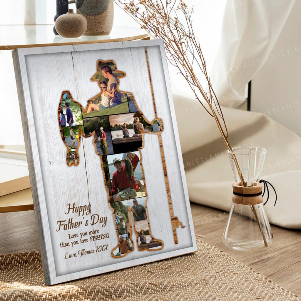 Fisherman Custom Canvas Father's Day Gift Idea