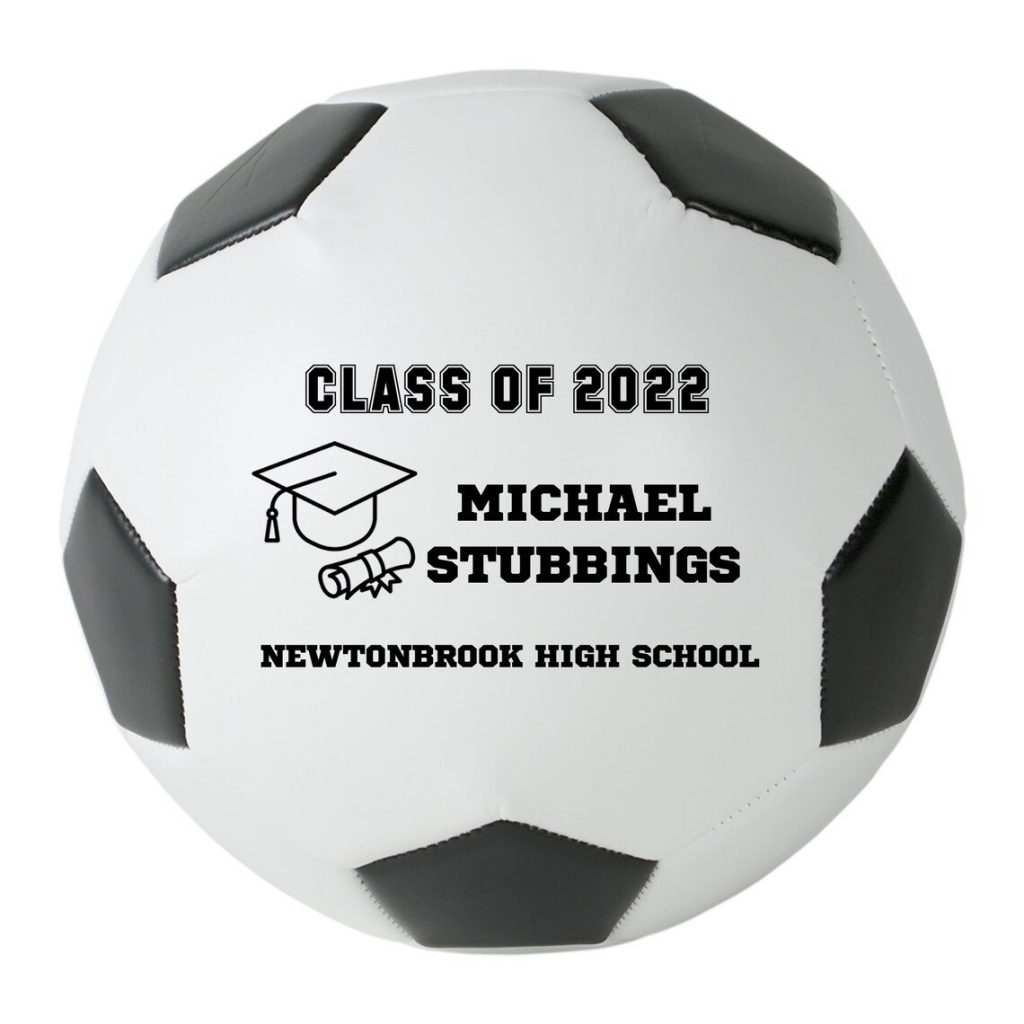 Class of 2022 Personalized Graduation Soccer Ball