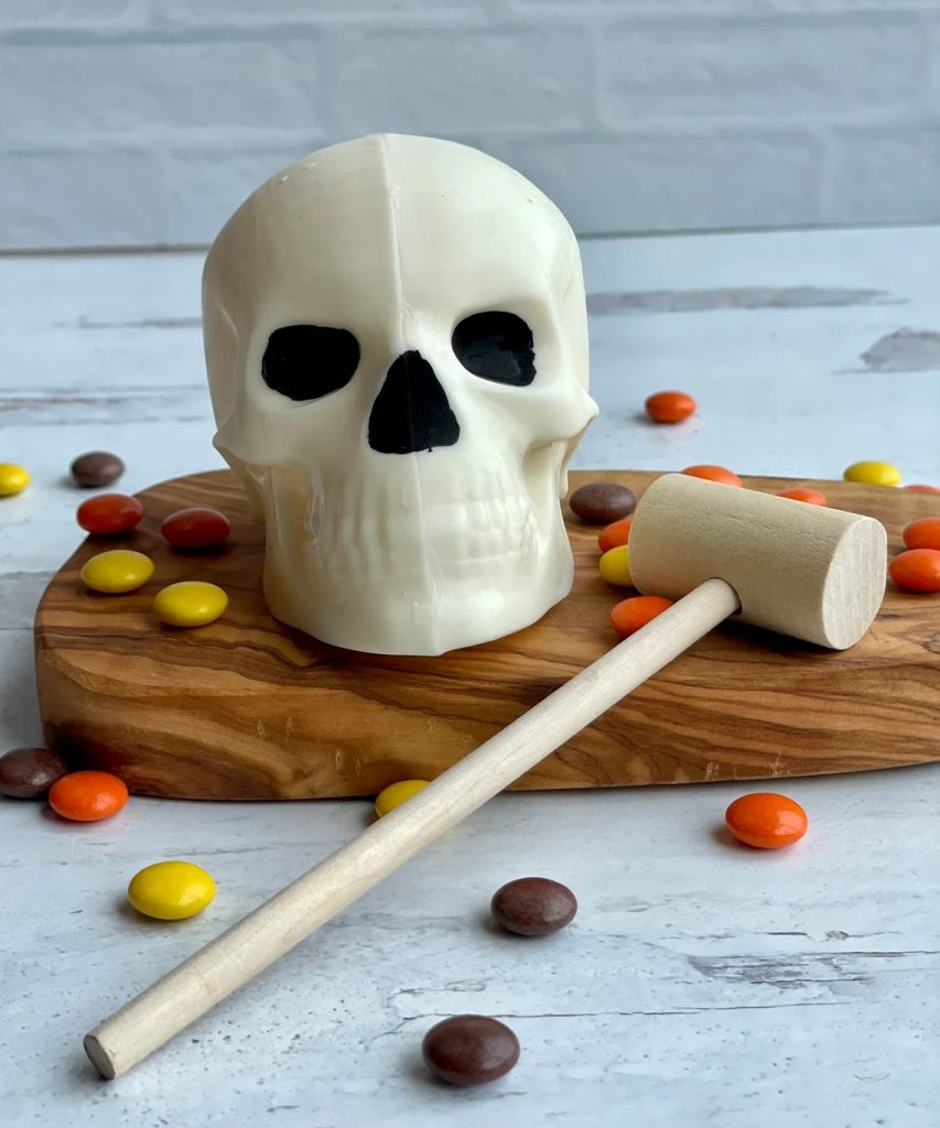 Breakable Chocolate Skulls Halloween Gift Idea