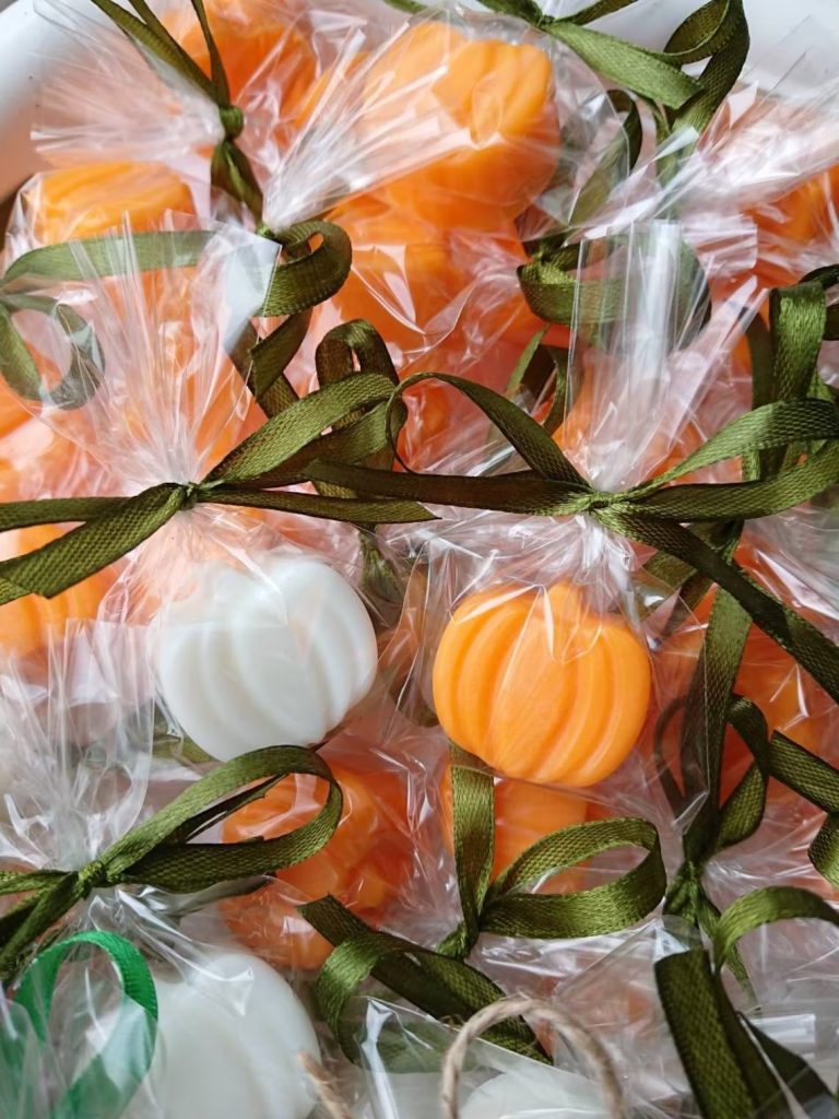 Halloween Pumpkin Soap Favors