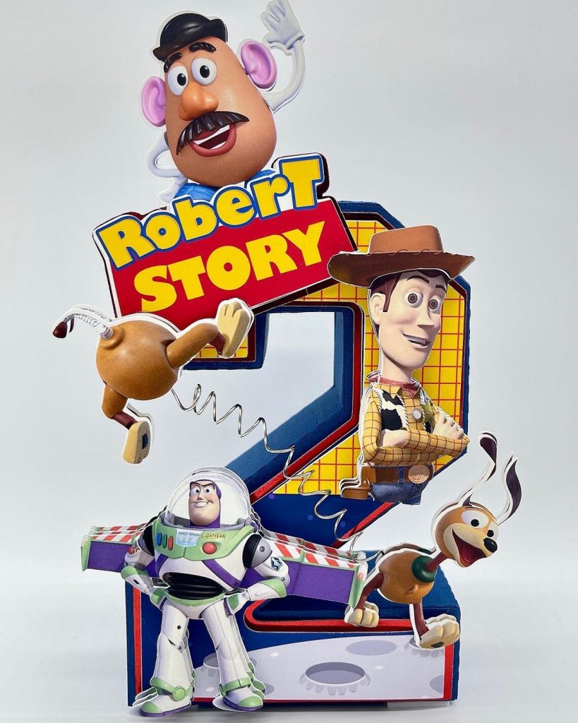 3D Number or Letter Toy Story Birthday Party Decor