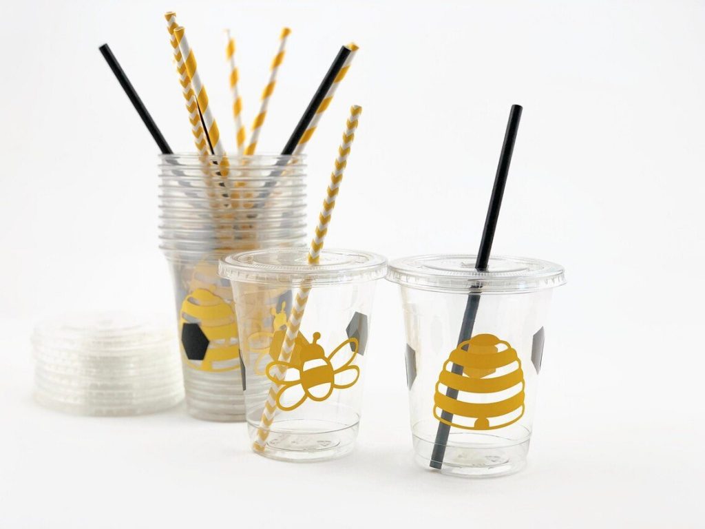 Bee Baby Shower Party Cups