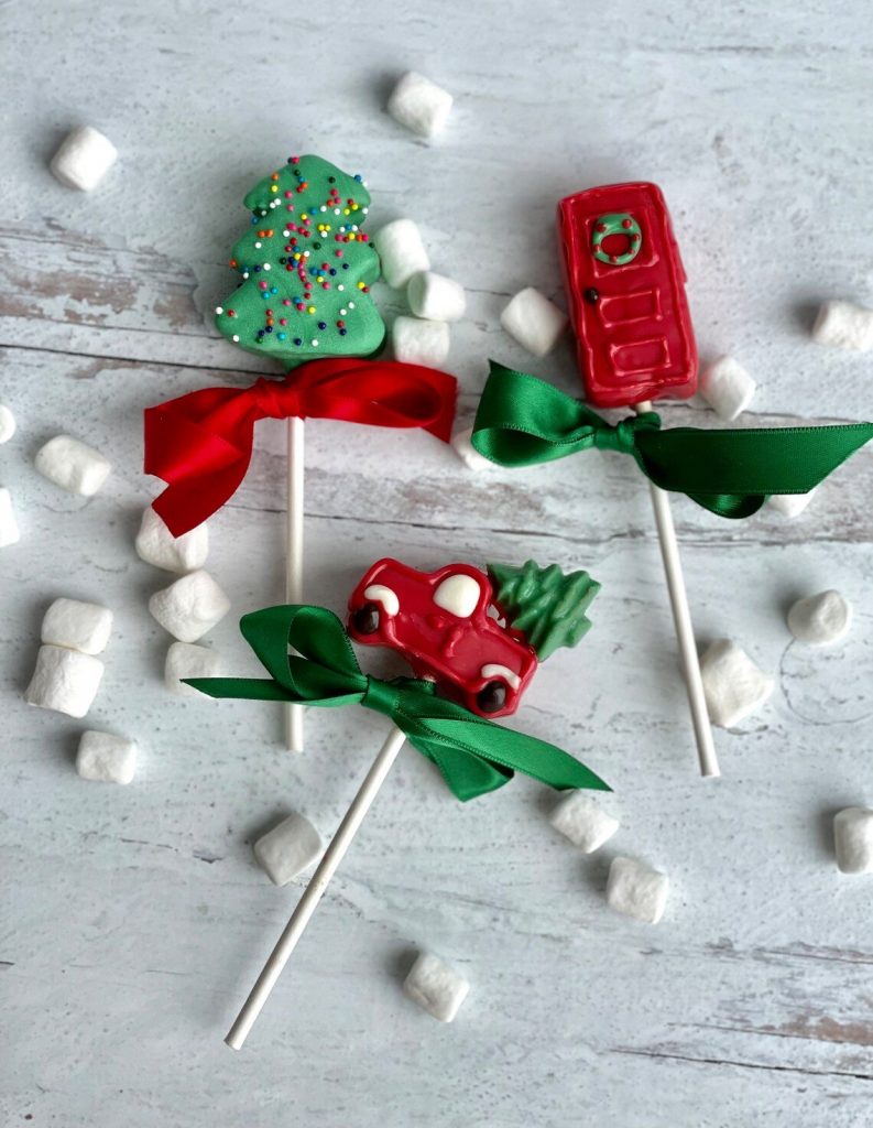 Christmas Cake Pop Party Favors