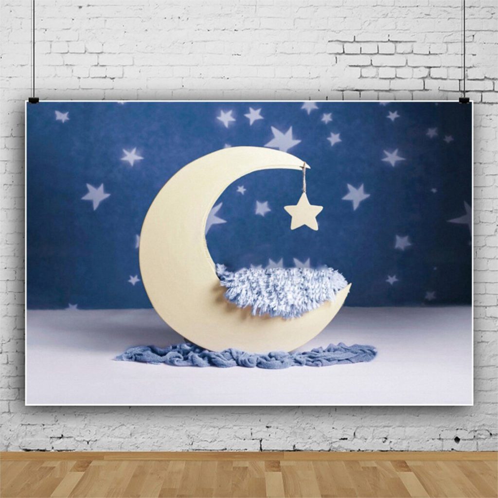 Moon & Star Photo Booth Background