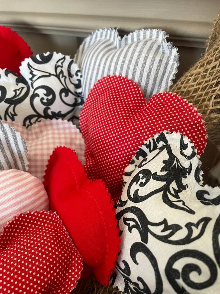 Fabric Hearts Valentine's Day Decor