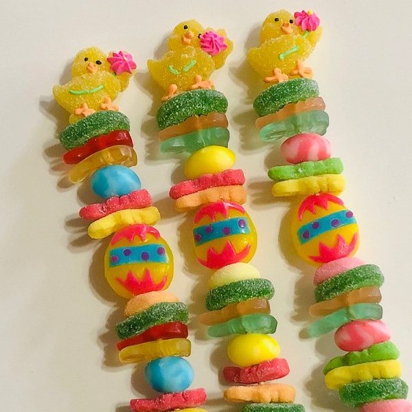 Delightful Easter Candy Kabobs