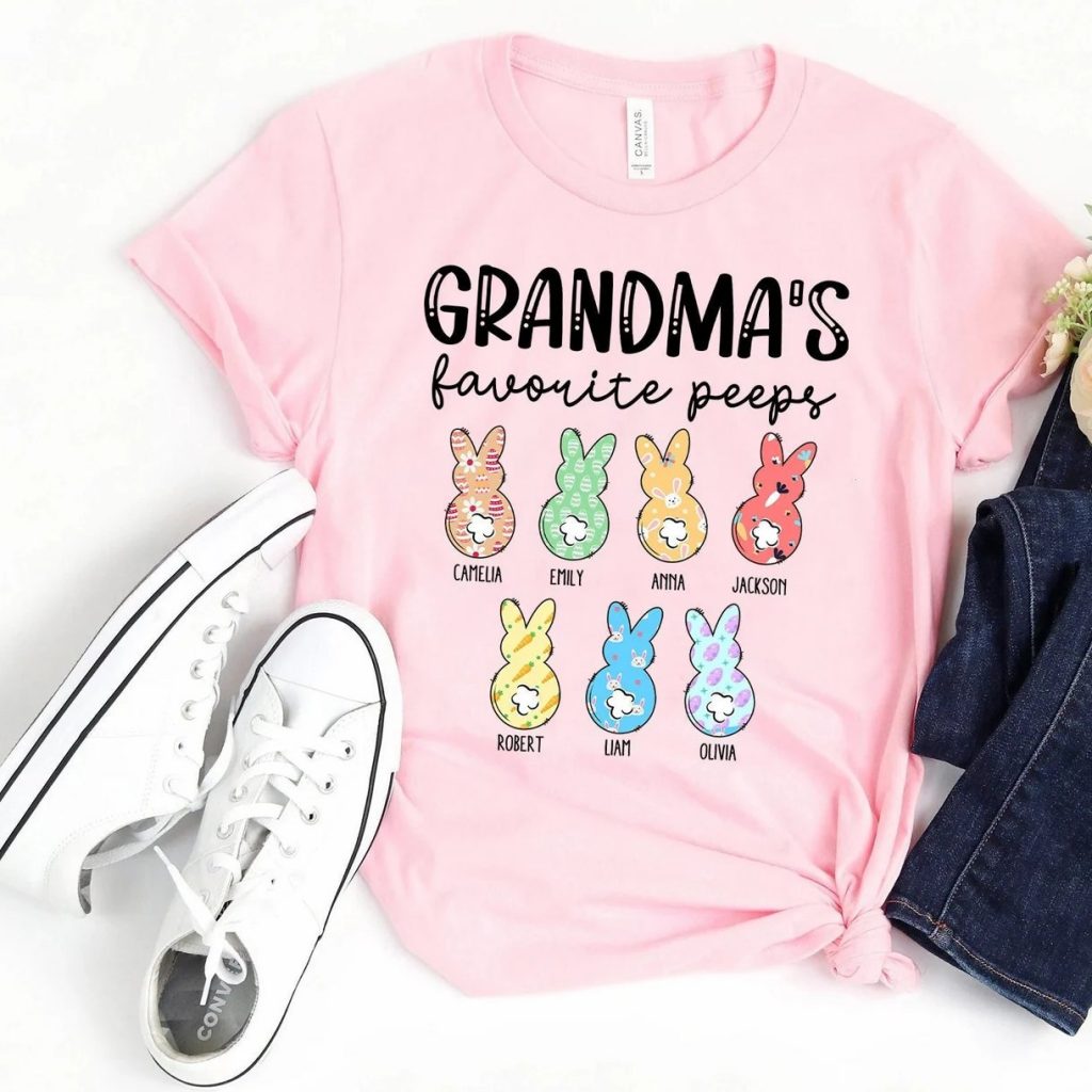 Easter Grandma's Custom Shirt Gift Idea