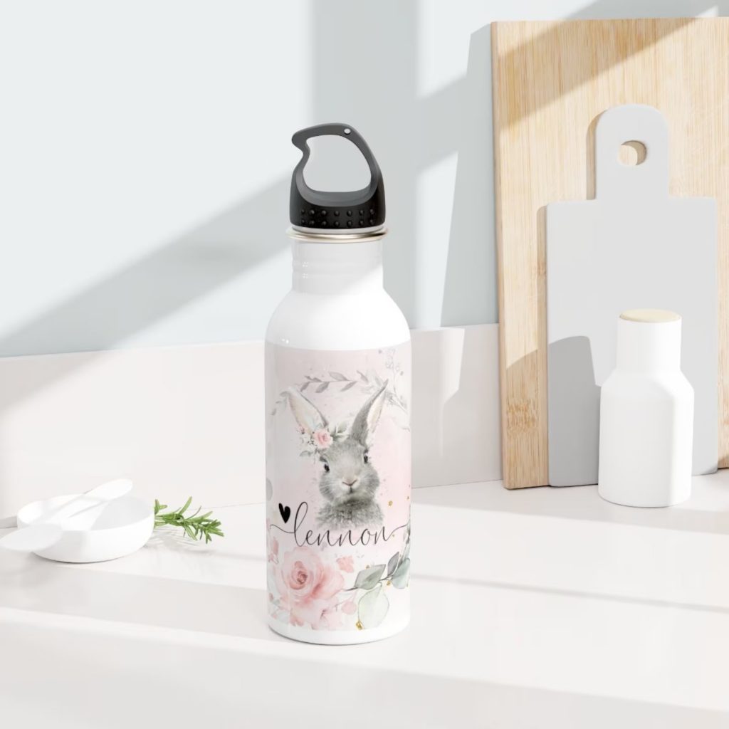 Personalized Easter Water Bottle