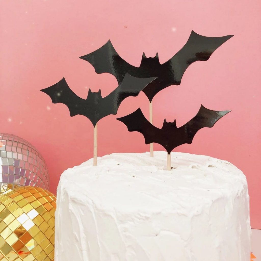 Bat Halloween Cake Toppers