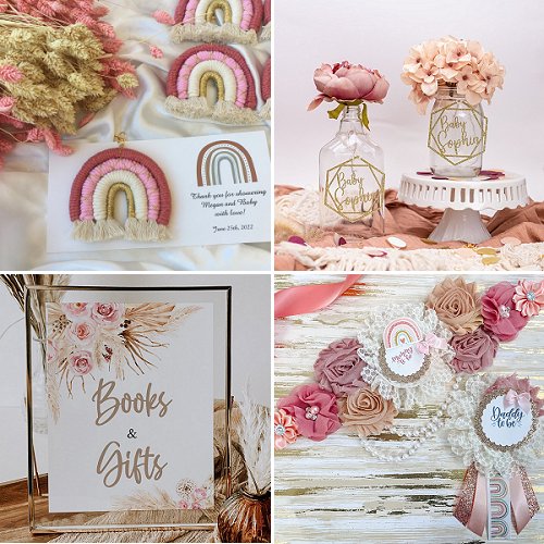 Boho Baby Shower Decor