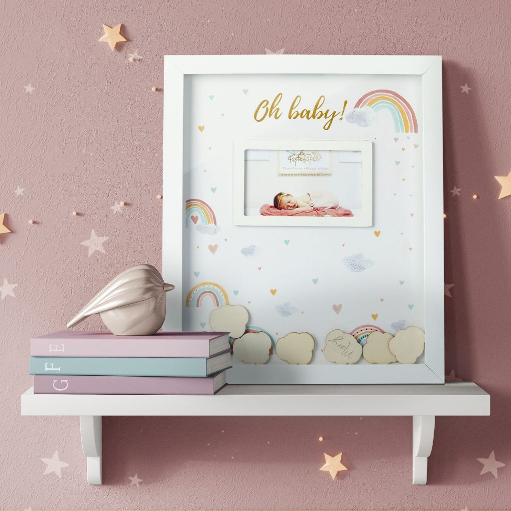 Boho Rainbow Baby Shower Guest Book Alternative