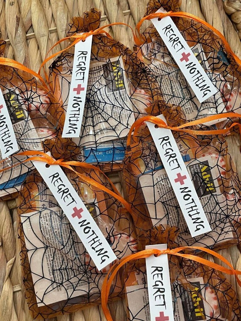 Halloween Party Hangover Favor Bags