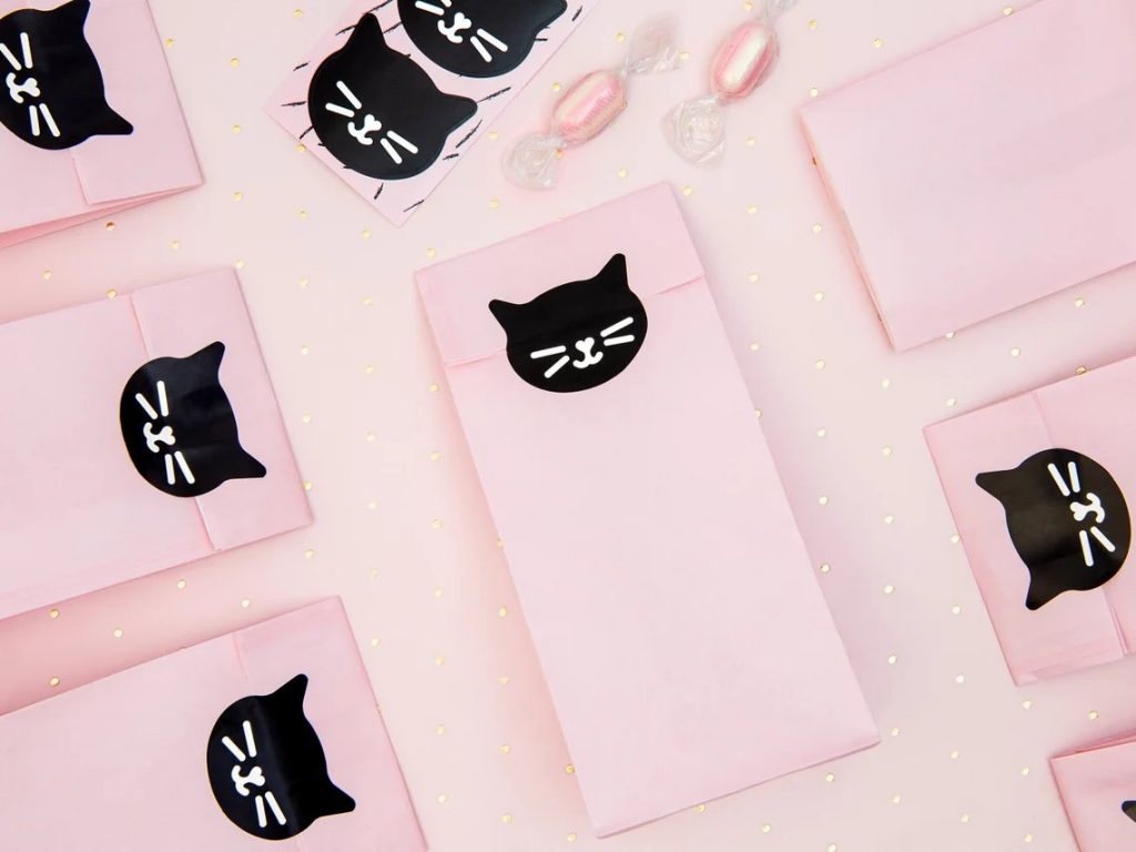 Pink Halloween Party Bags