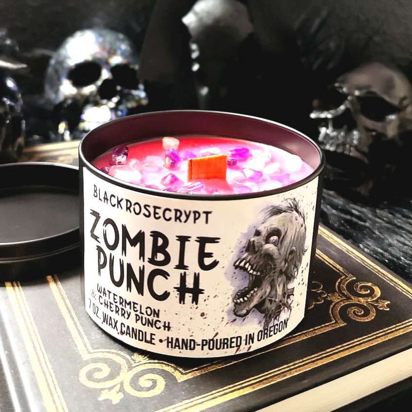 Zombie Punch Candle in Metal Tin