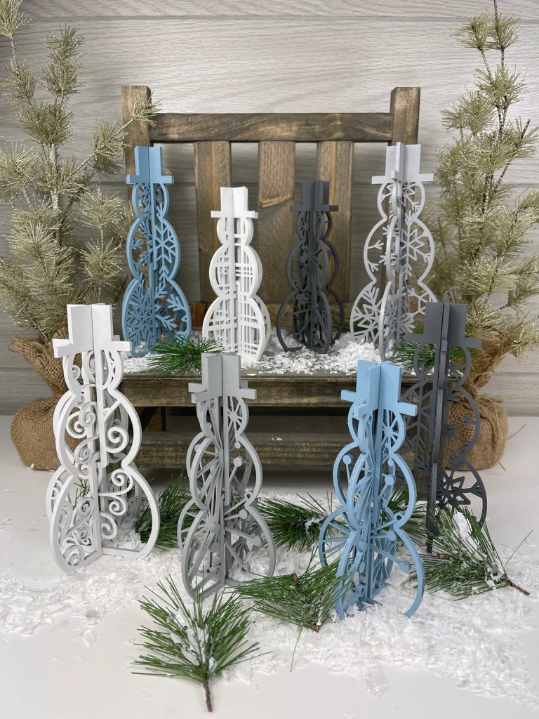 Winter Wonderland 3D Snowmen Decor