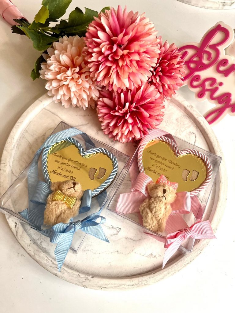 Heart Shaped Magnet Baby Shower Favors