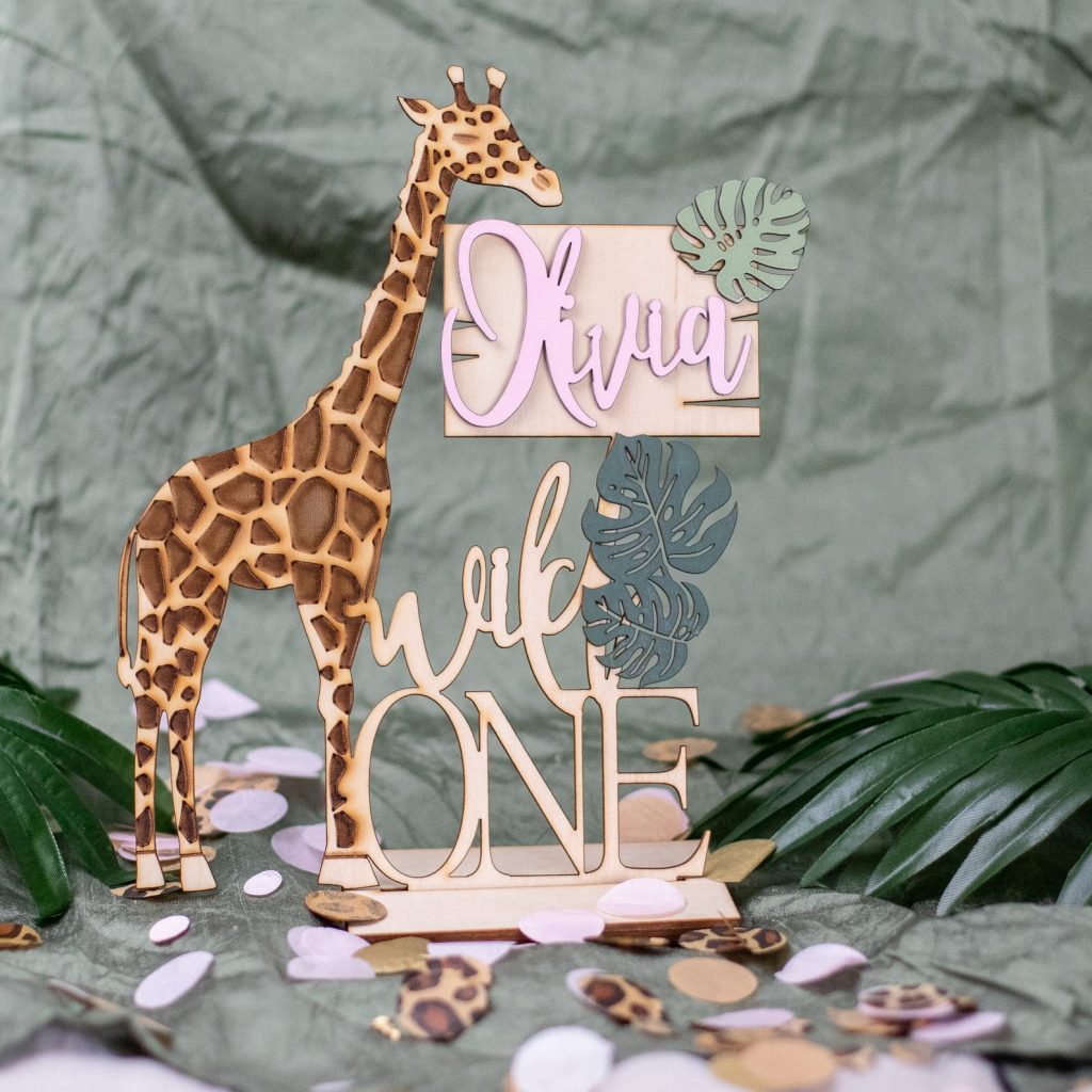 Baby Shower| Birthday Jungle Cake Topper