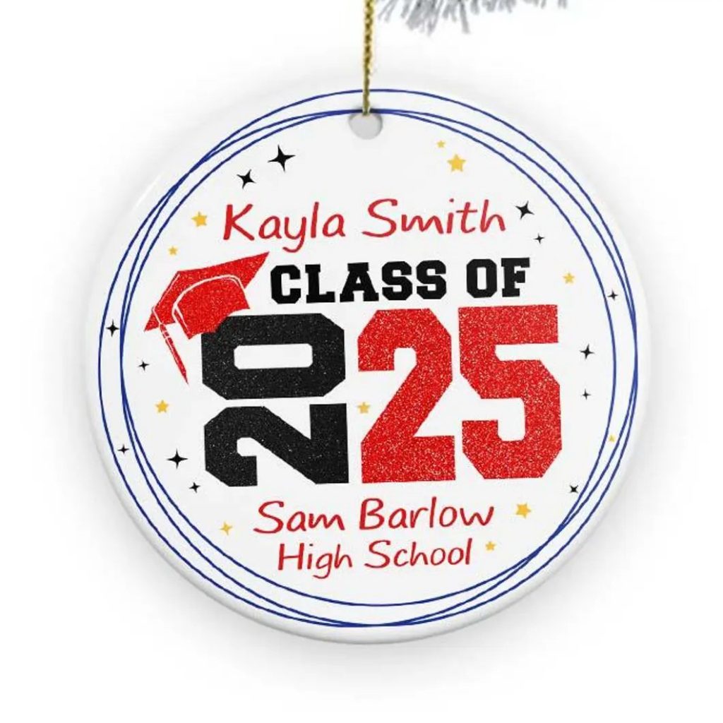 Congrats Graduation Photo Ornament