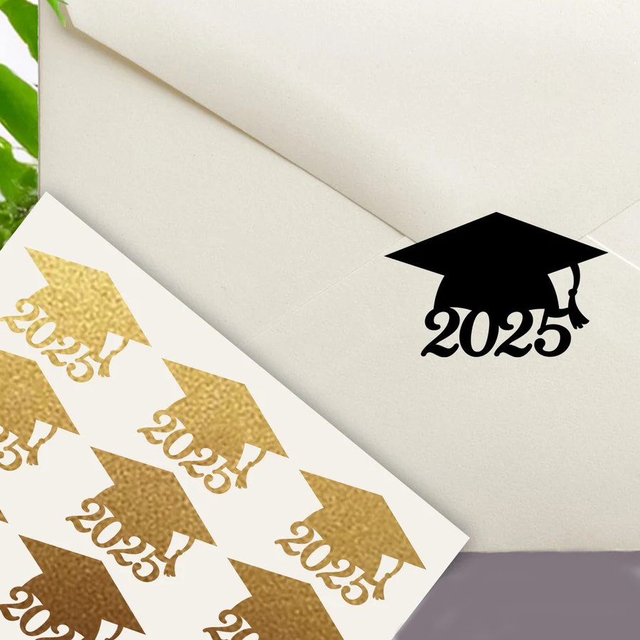 2025 Graduation Cap Stickers