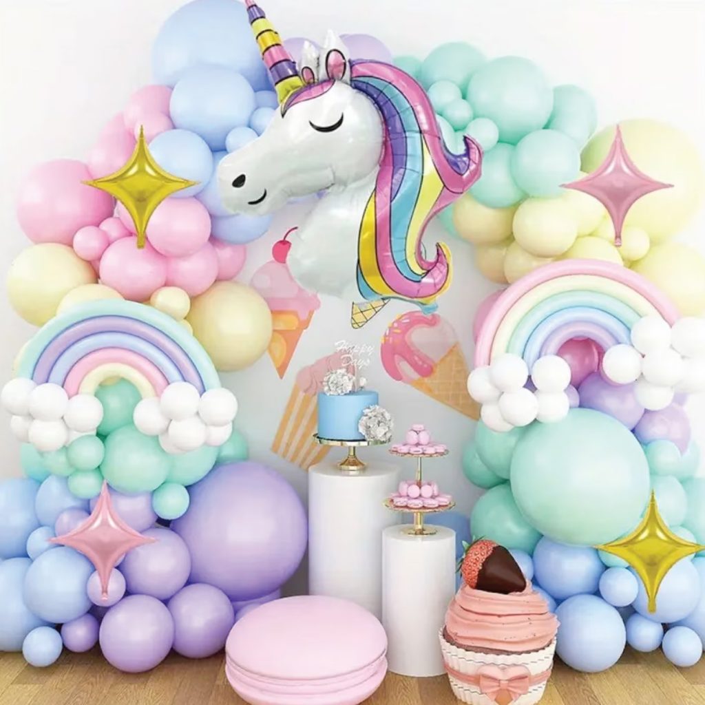 Unicorn Balloon Arch Kit Baby Shower Birthday Party Ideas