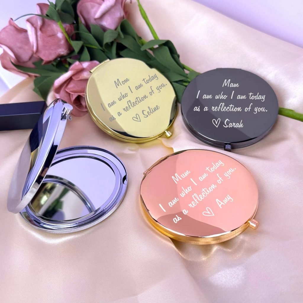 Personalized Compact Mirror Gift Ideas for Mom