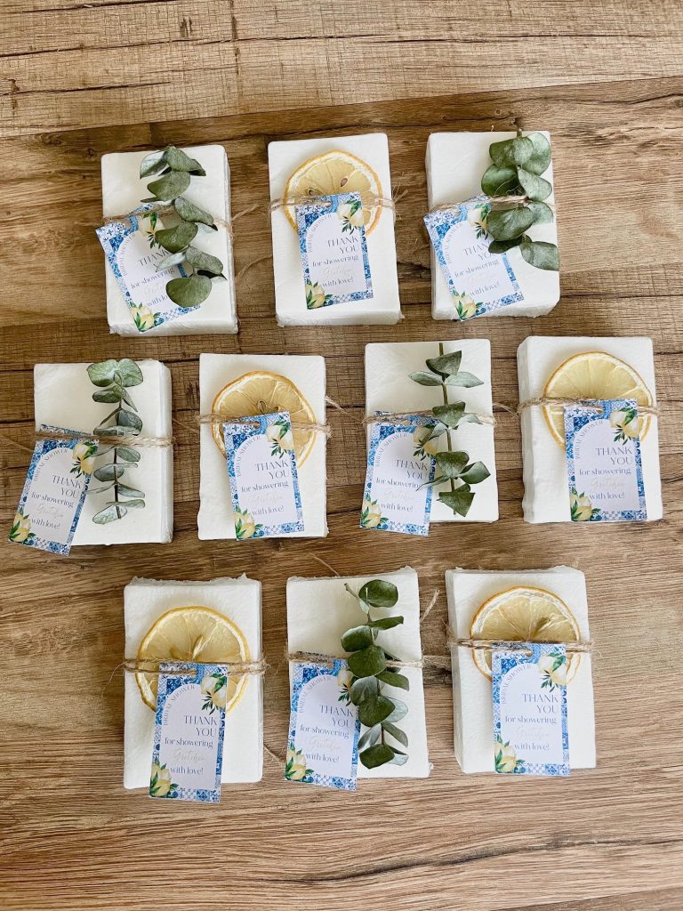 Amalfi Baby Shower Soap Favors