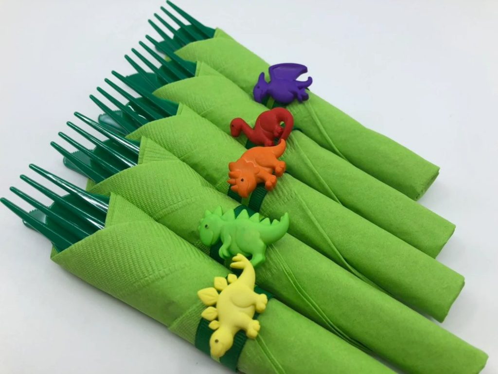 Dinosaur Baby Shower Cutlery Party Set