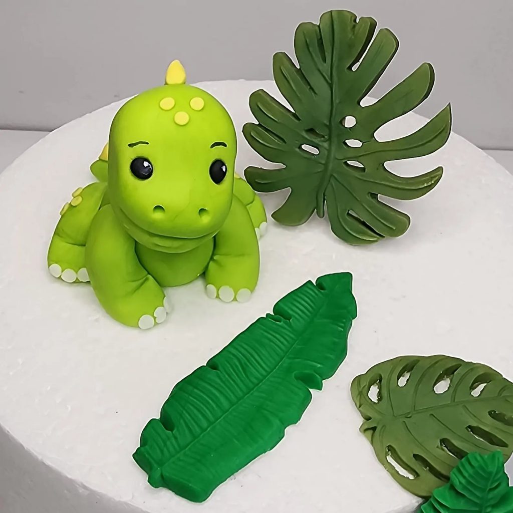 Dinosaur Fondant Cake Topper