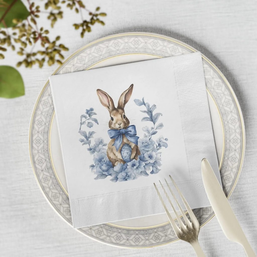 Easter Bunny Paper Napkins