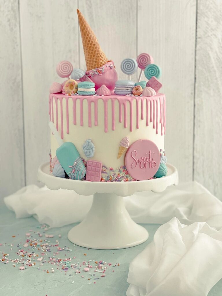 Ice Cream Cake Topper Kit