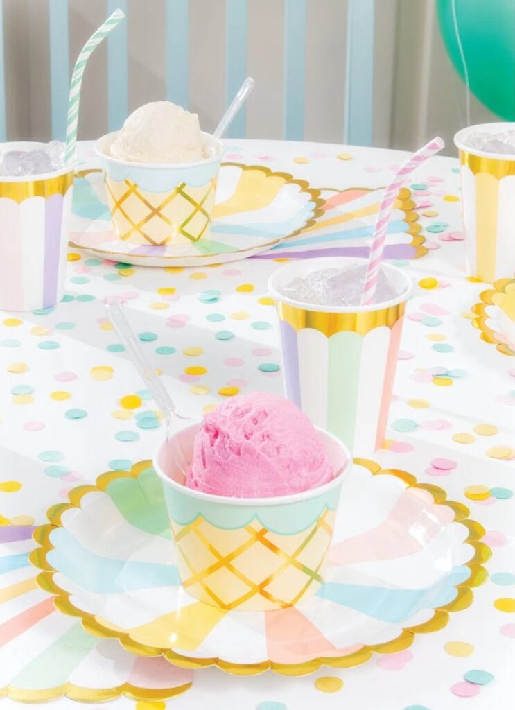 Ice Cream Party Bowls