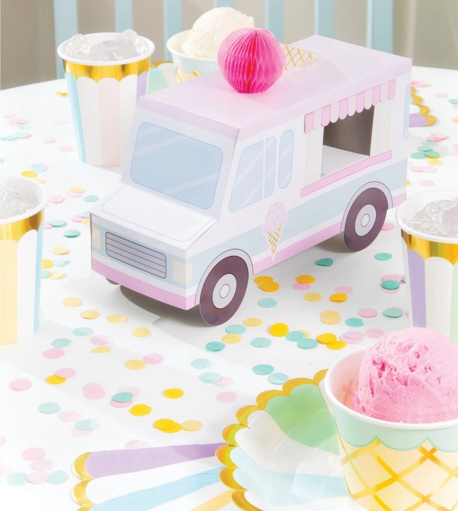 Ice Cream Truck Party Centerpiece