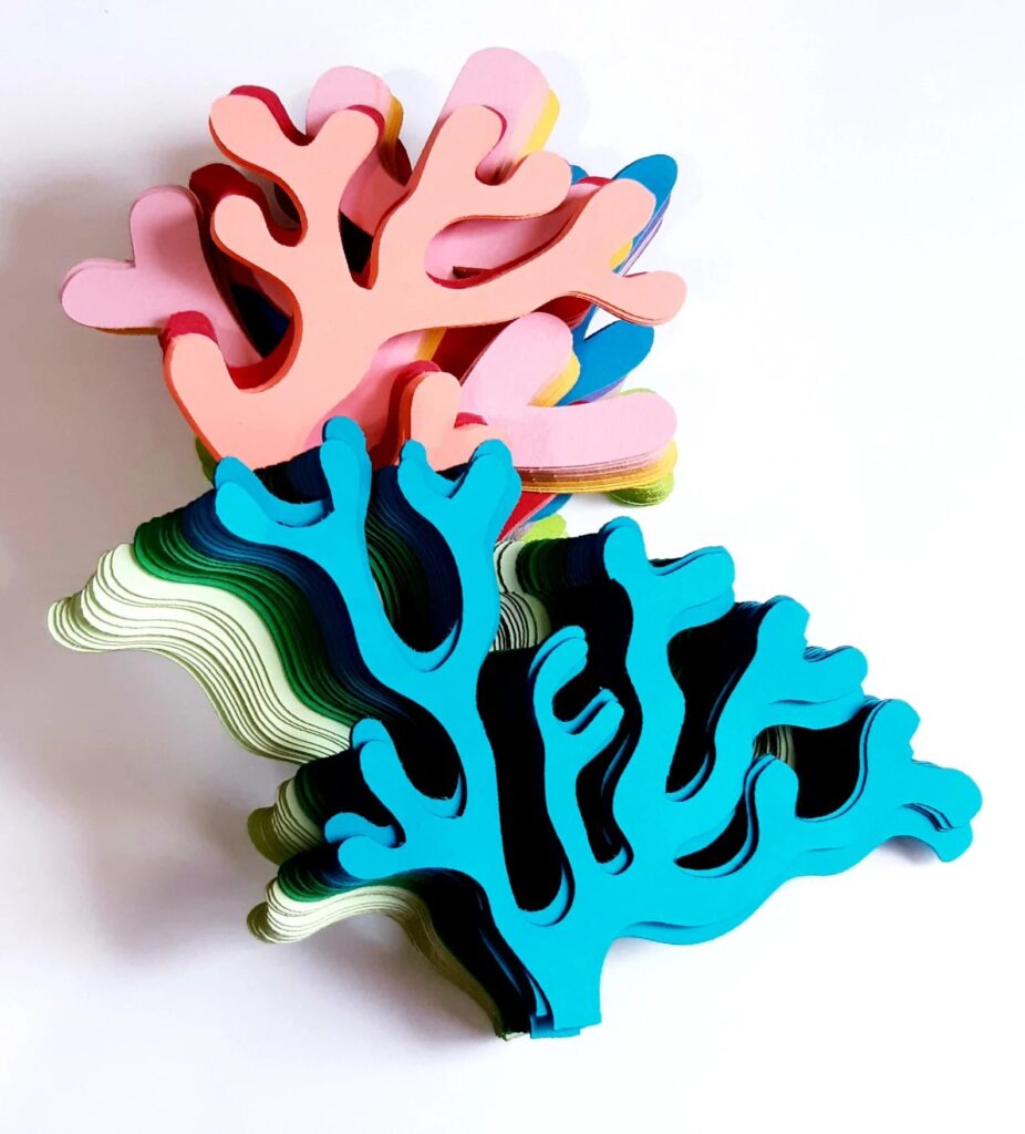 Coral Sea Weed Die Cut Outs