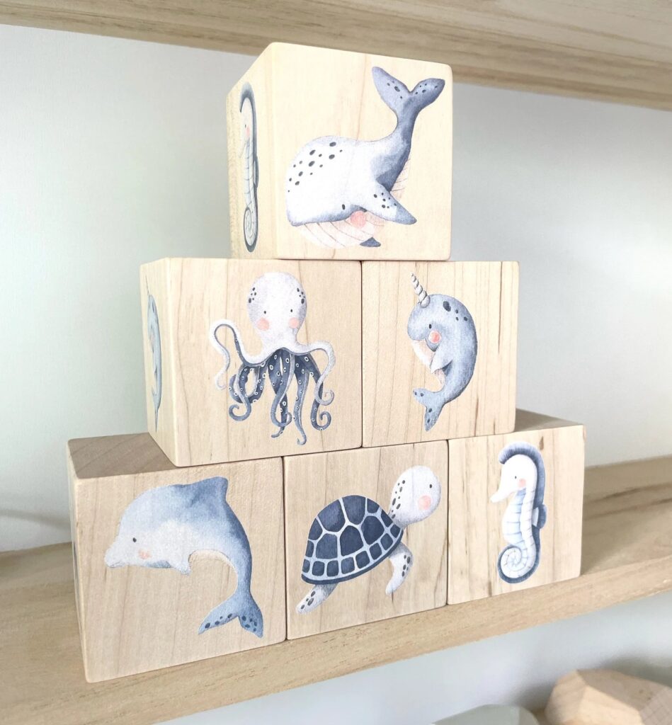 Under The Sea Wooden Block