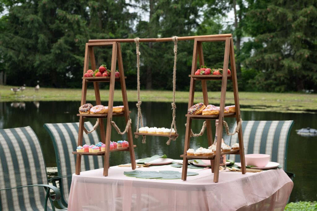 Summer Pool Party Entertaining Food Station Display