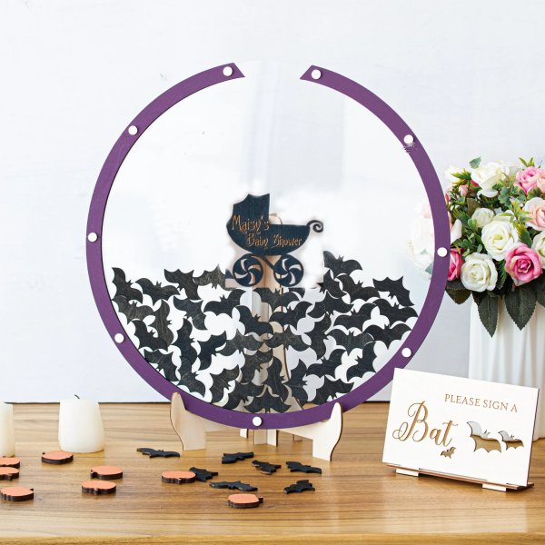 A little Boo Halloween Baby Shower Guest Book