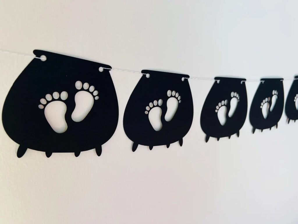 Baby Feet Cauldron Banner