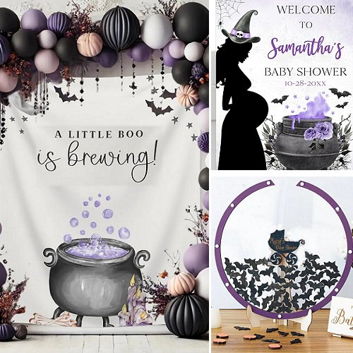 A Little Boo is Brewing: Gender-Neutral Halloween Baby Shower