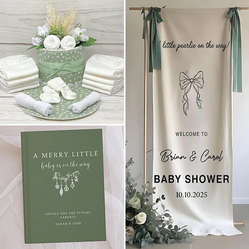 A Merry Little Baby Shower