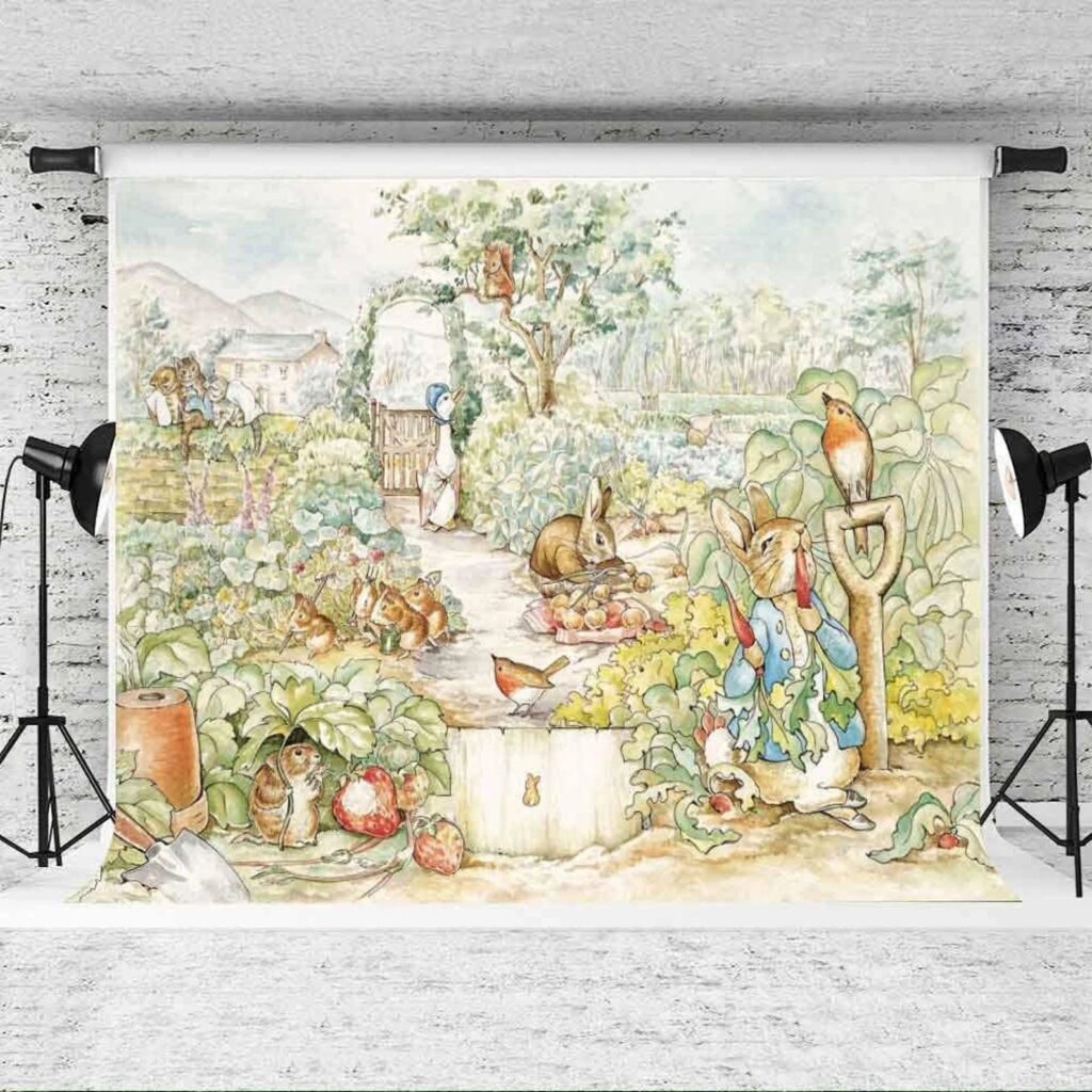 Peter Rabbit Backdrop