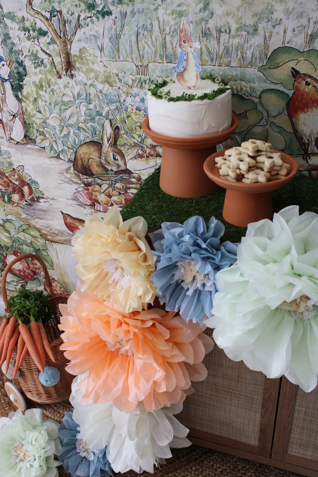 Peter Rabbit Floweers Peter Rabbit-inspired Baby Shower - Bonbons Connexion