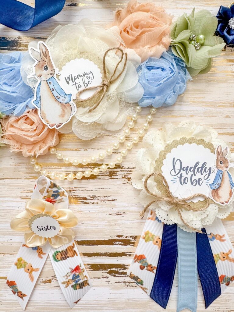 Bunny Themed Materny Sash