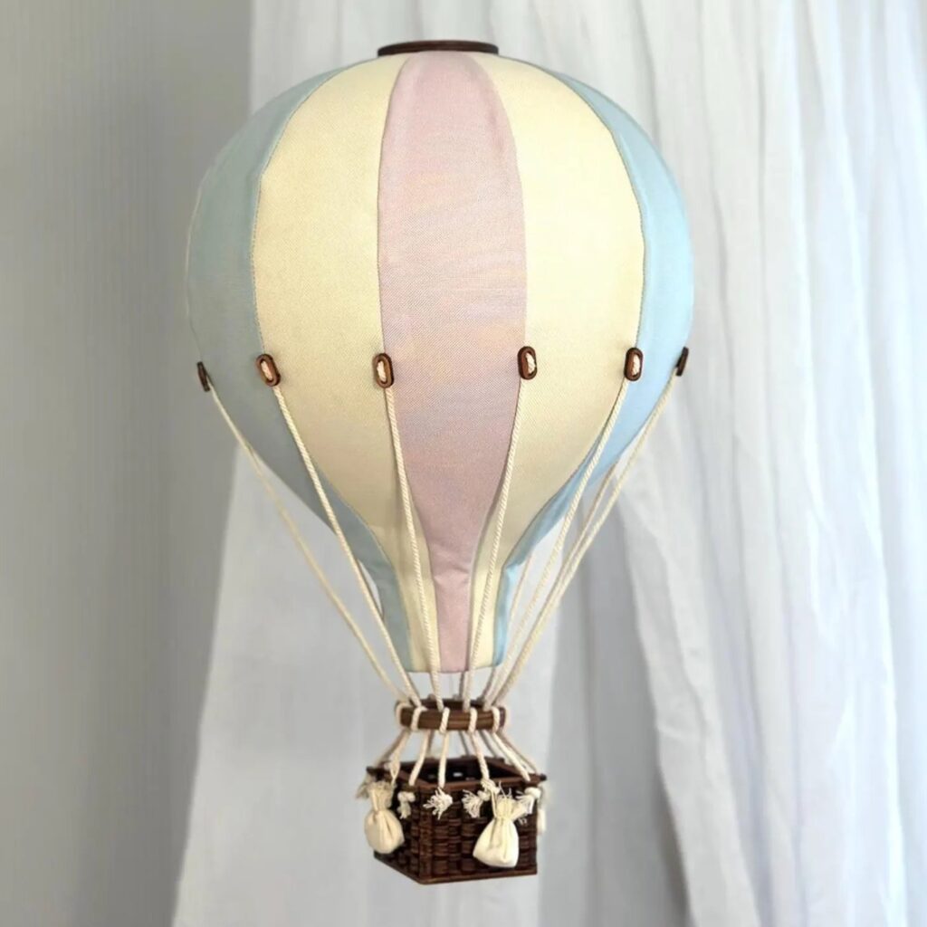 Handcrafted Hot Air Balloon Decor