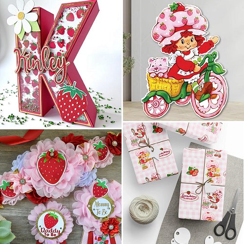 Strawberry Shortcake Inspired Baby Shower & Birthday Party Ideas