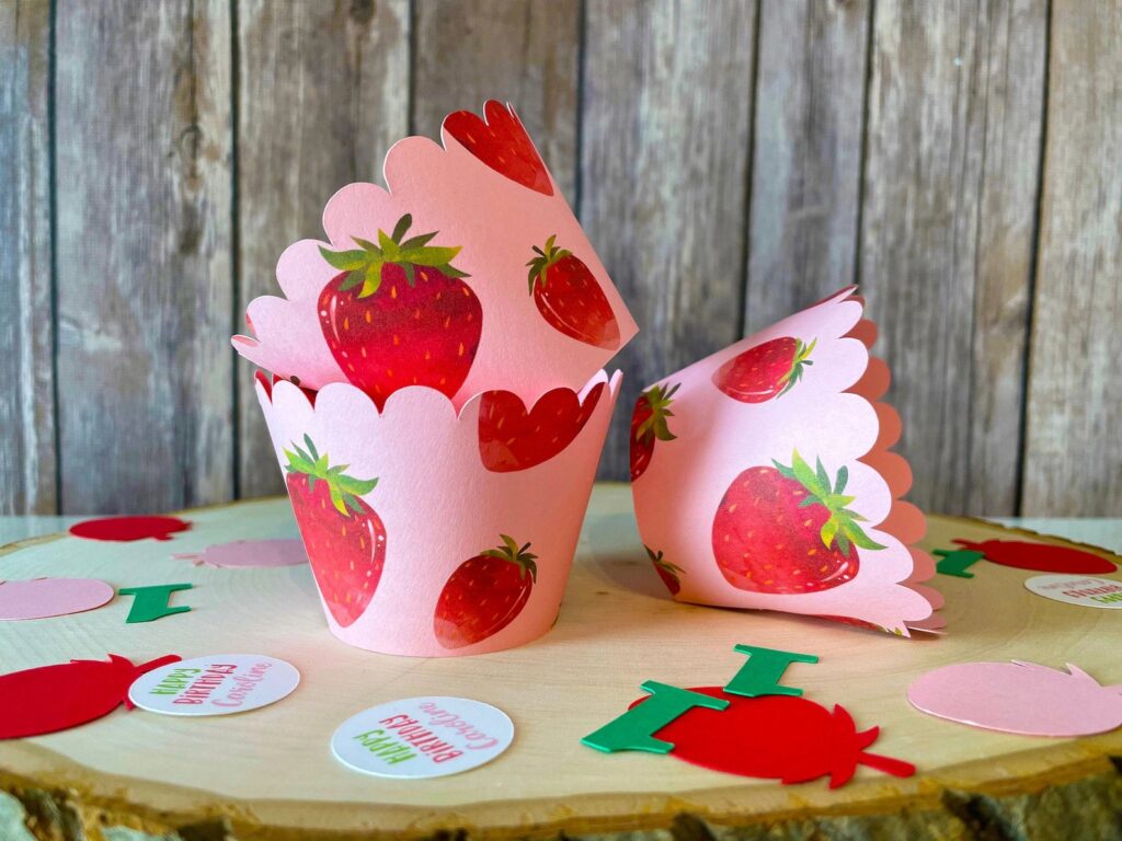 Strawberry Shortcake Cupcake Wrapper