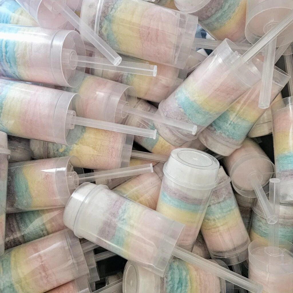 Cotton Candy Push Pops